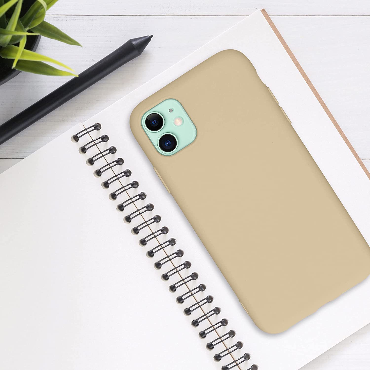 KW iPhone 11 Θήκη Σιλικόνης Rubberized TPU - Dusty Pink - 50791.10