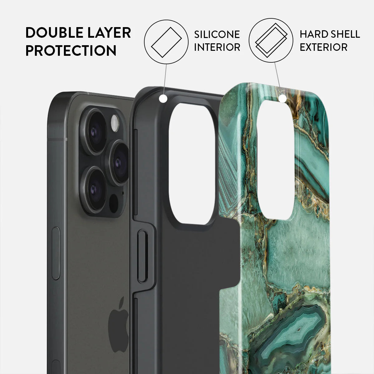 Burga iPhone 15 Pro Max Fashion Tough MagSafe Σκληρή Θήκη με MagSafe - Ubud Jungle