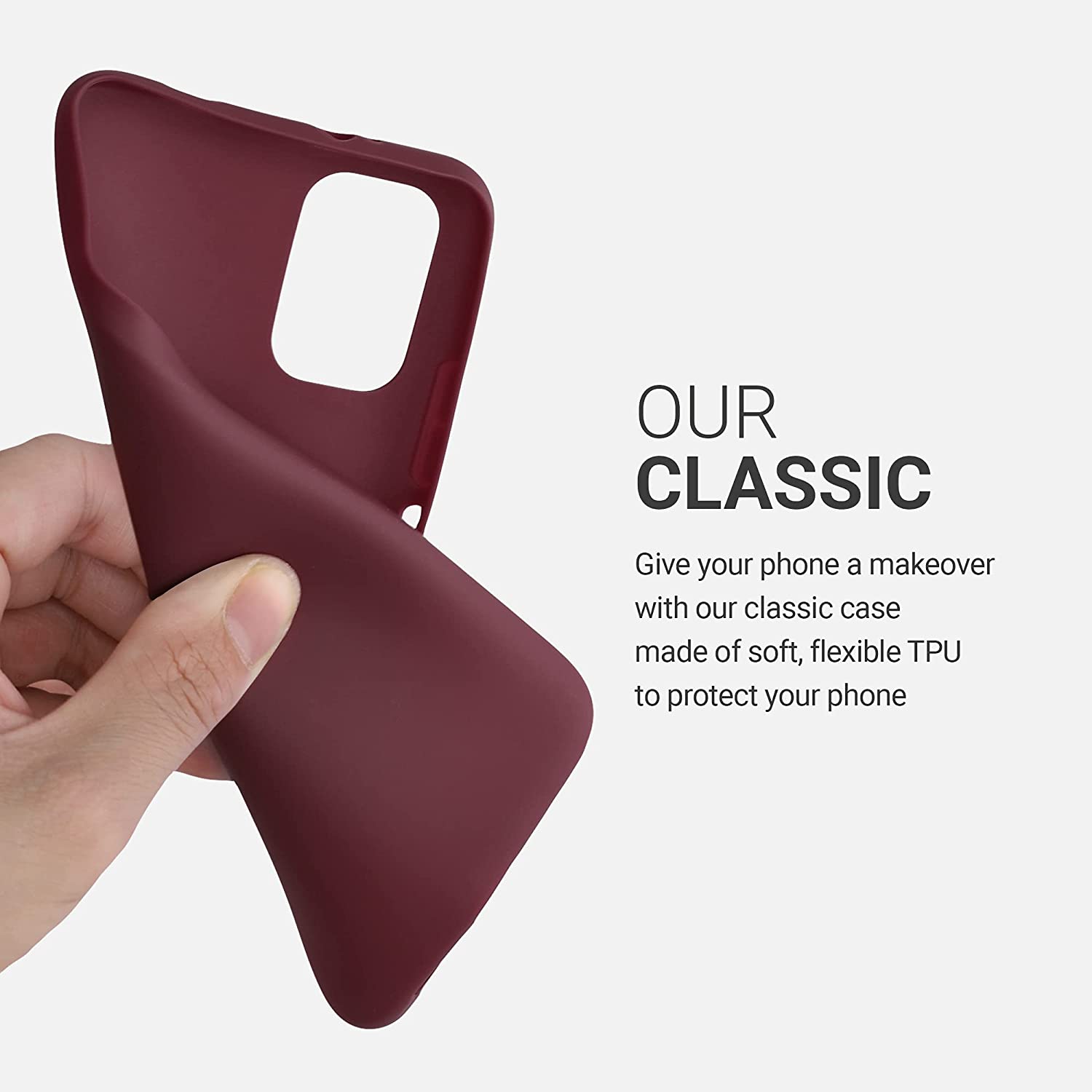 KW Xiaomi Poco M3 Θήκη Σιλικόνης TPU - Tawny Red - 53971.190