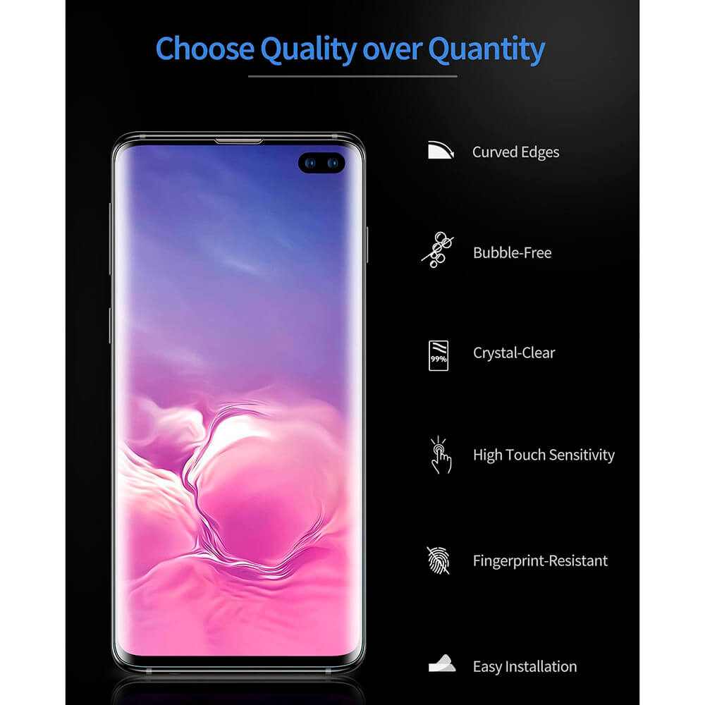 Lito Samsung Galaxy S24 Plus / S25 Plus / S25 Edge 2.5D FullGlue Glass Ultra Thin Full Screen Αντιχαρακτικό Γυαλί Οθόνης - Black