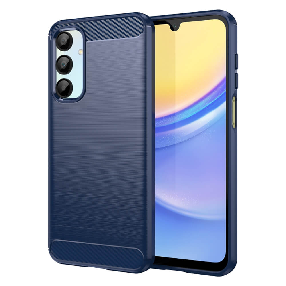 Techsuit Samsung Galaxy A16 4G / A16 5G Carbon Silicone Θήκη Σιλικόνης TPU - Blue