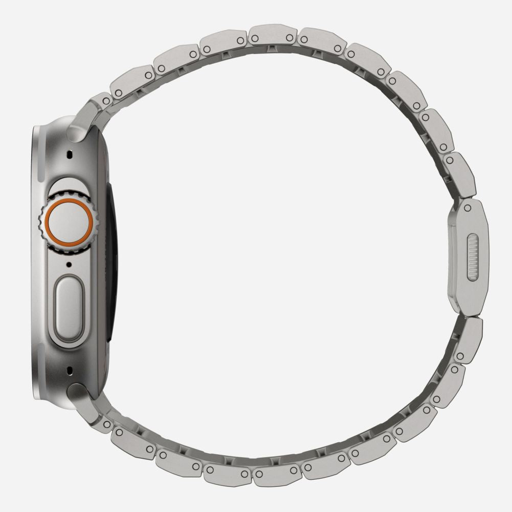Tech-Protect Λουράκι Apple Watch 8/9/10/11 - SE (1/2/3) - Ultra (1/2/3) – 44/45/46/49mm SteelBand από Ανοξείδωτο Ατσάλι - Titanium