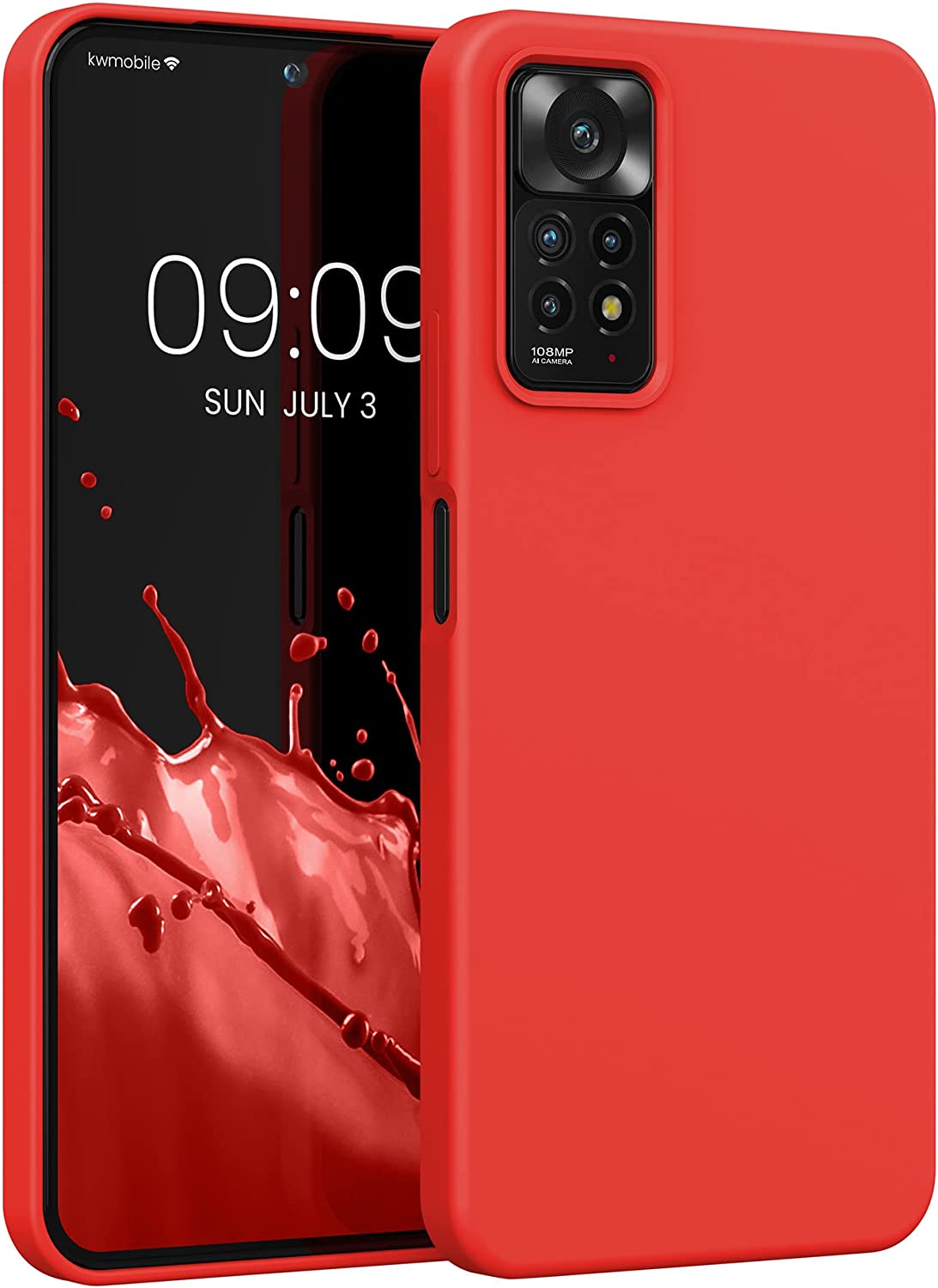 KW Xiaomi Redmi Note 11 Pro / Note 11 Pro 5G Θήκη Σιλικόνης Rubberized TPU - Red - 57373.09