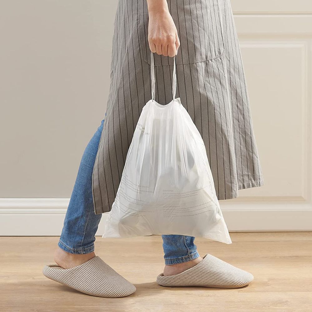 Songmics Σακούλες Απορριμμάτων - 8L - 90 Τεμάχια - White - KRB008A02