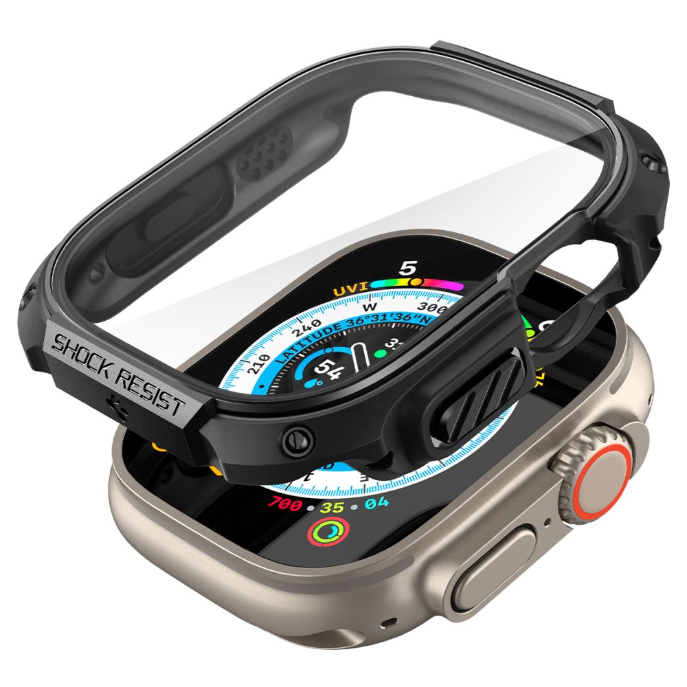 Spigen Θήκη Apple Watch Ultra (1/2/3) - 49mm Tough Armor - Black