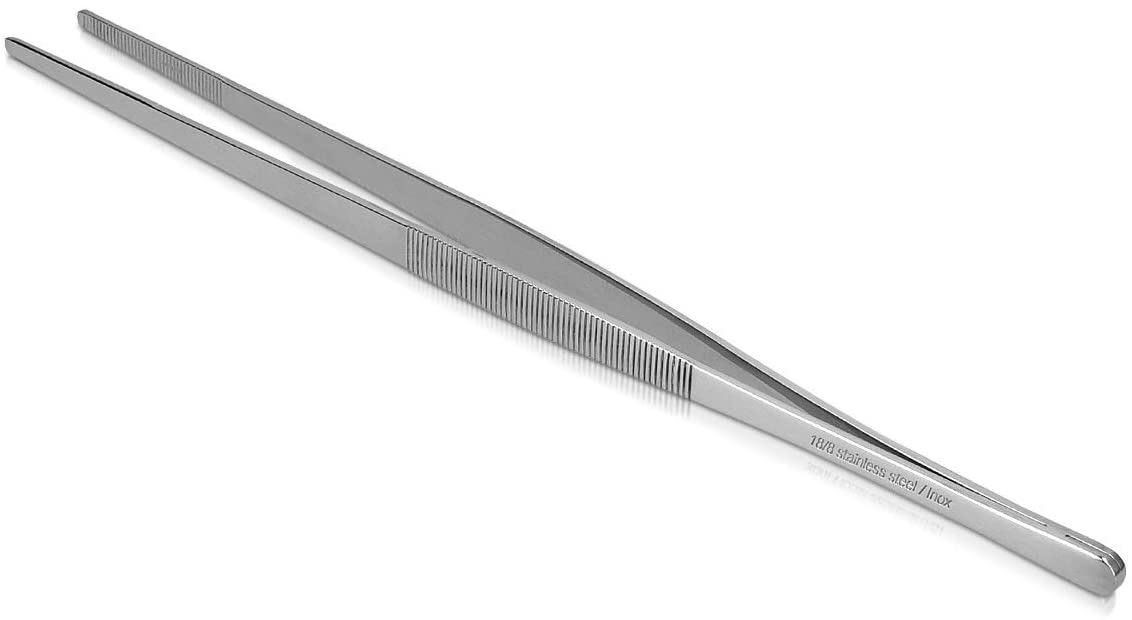 Navaris Λαβίδα από Ανοξείδωτο Ατσάλι για BBQ - 30cm - Silver - 48537.02