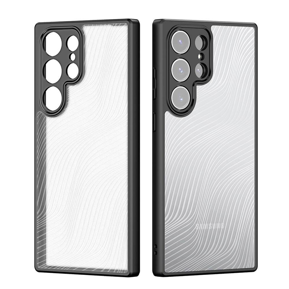 Dux Ducis Samsung Galaxy S23 Ultra Aimo Series Σκληρή Θήκη με Πλαίσιο Σιλικόνης - Black