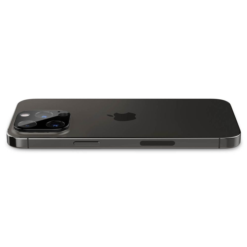 Spigen iPhone 14 Pro / 14 Pro Max / 15 Pro / 15 Pro Max / 16 Pro / 16 Pro Max Aparatu Optik.TR Αντιχαρακτικό Γυαλί για την Κάμερα - 2 Τεμάχια - Black