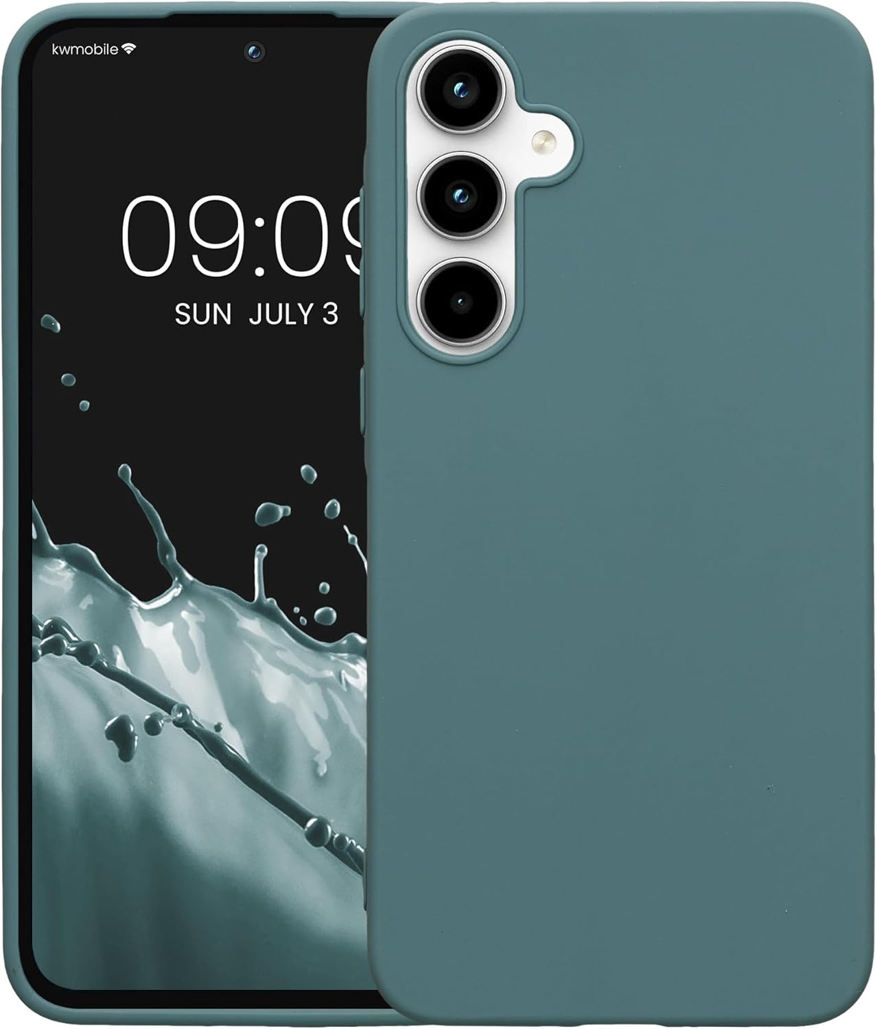 KW Samsung Galaxy A35 5G Λεπτή Θήκη Σιλικόνης TPU - Arctic Night