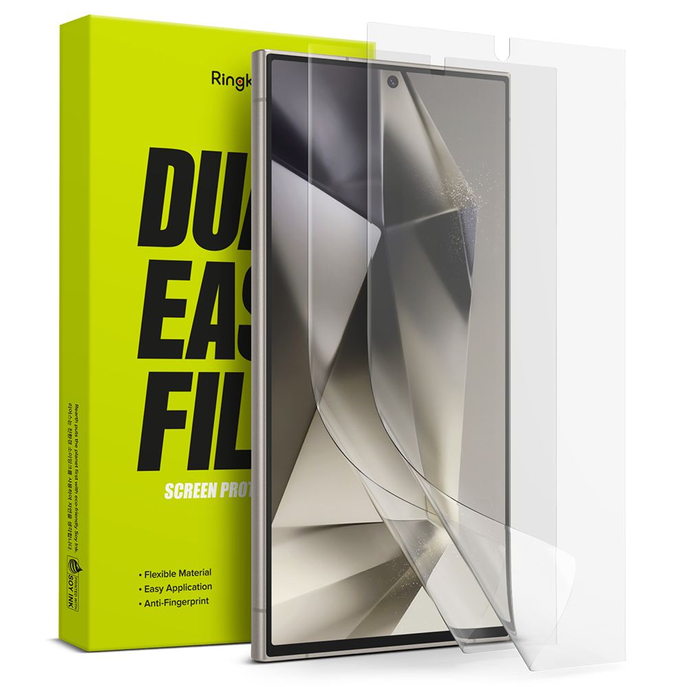 Ringke Samsung Galaxy S24 Ultra Dual Easy Full Cover - Προστατευτική Μεμβράνη Οθόνης - 2 Τεμάχια - Διάφανα