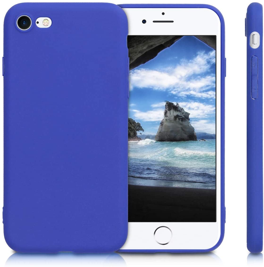 KW iPhone SE 2022 / SE 2020 / 7 / 8 Θήκη Σιλικόνης TPU - Royal Blue - 39458.134