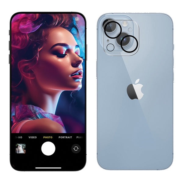 3MK iPhone 15 / iPhone 15 Plus Lens Pro Full Cover 9H Αντιχαρακτικό Γυαλί για την Κάμερα - Διάφανο