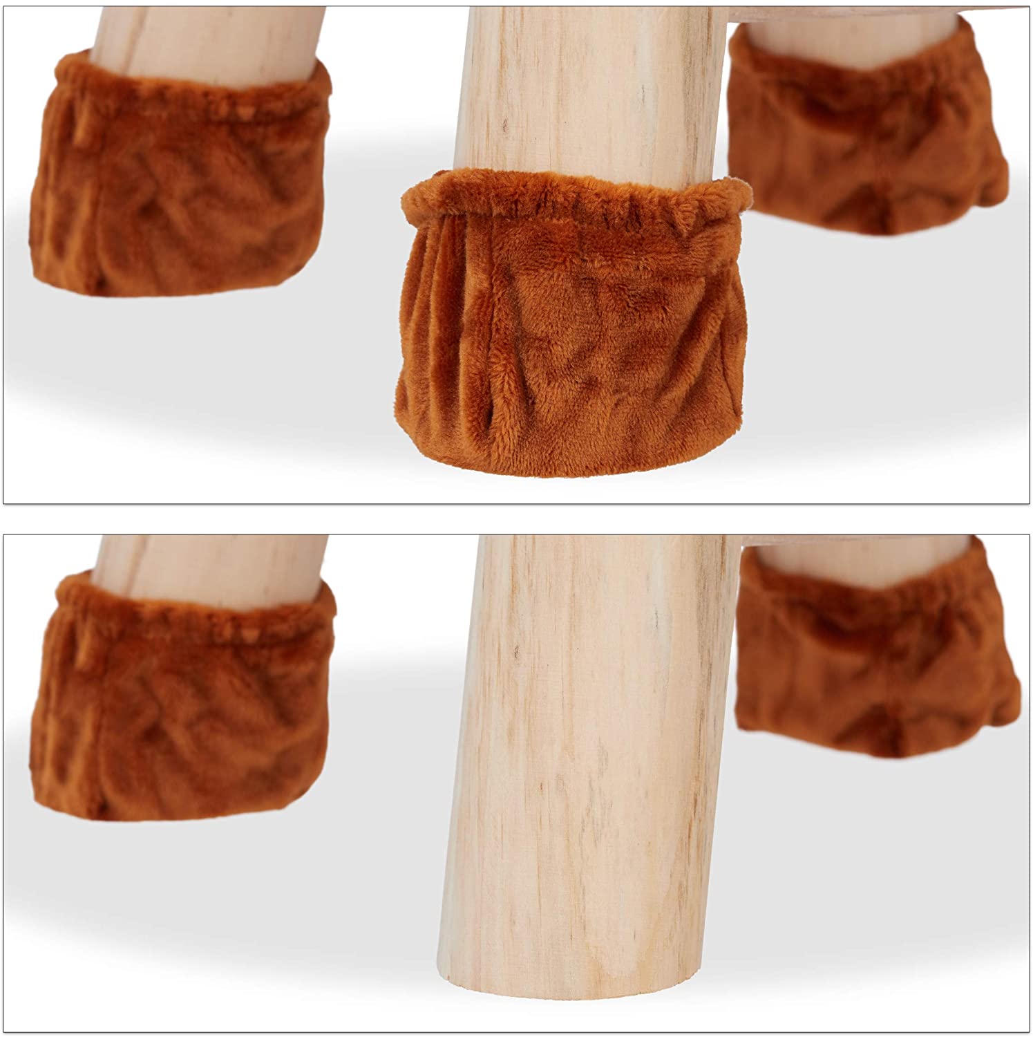 Relaxdays Παιδικό Σκαμπό Λιοντάρι - Brown