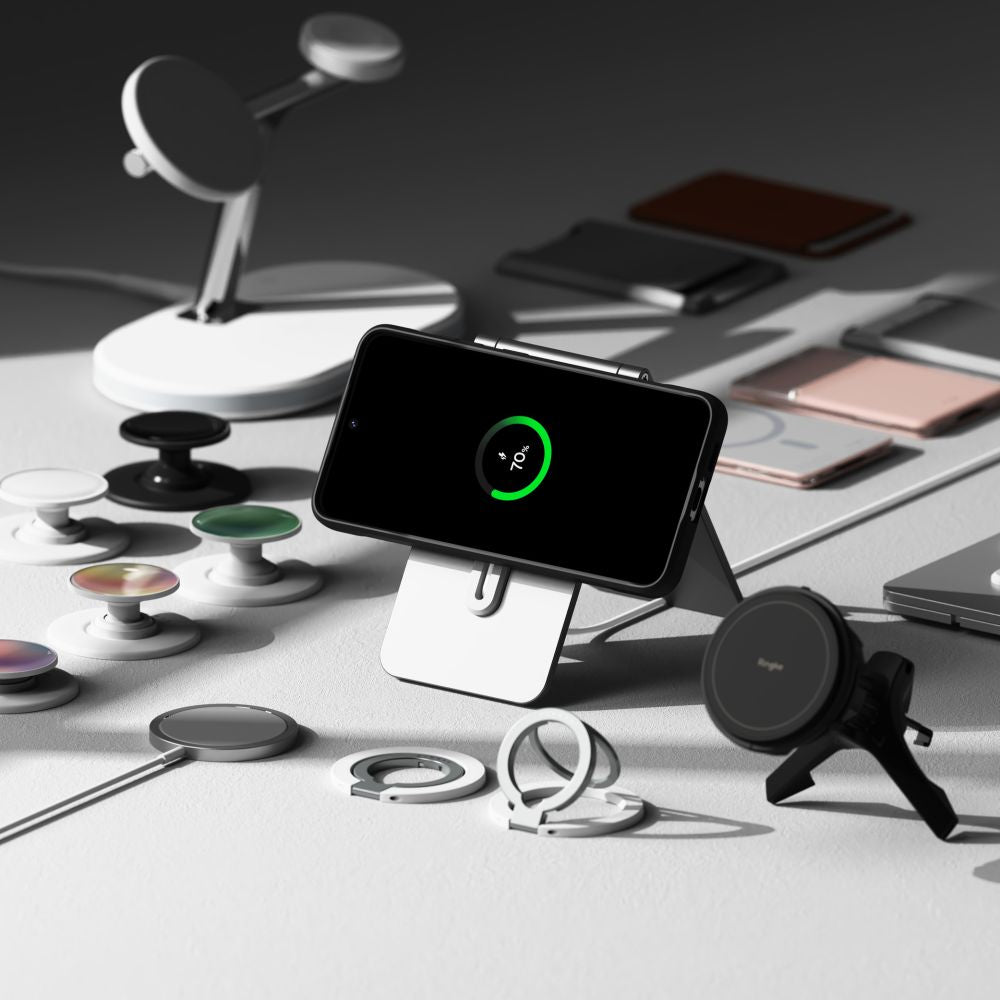 Ringke Samsung Galaxy S24 FE Onyx Magnetic Θήκη Σιλικόνης με MagSafe - Black