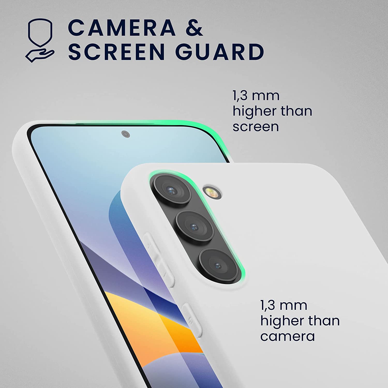 KW Samsung Galaxy S23+ Θήκη Σιλικόνης TPU - Matte White - 60283.48