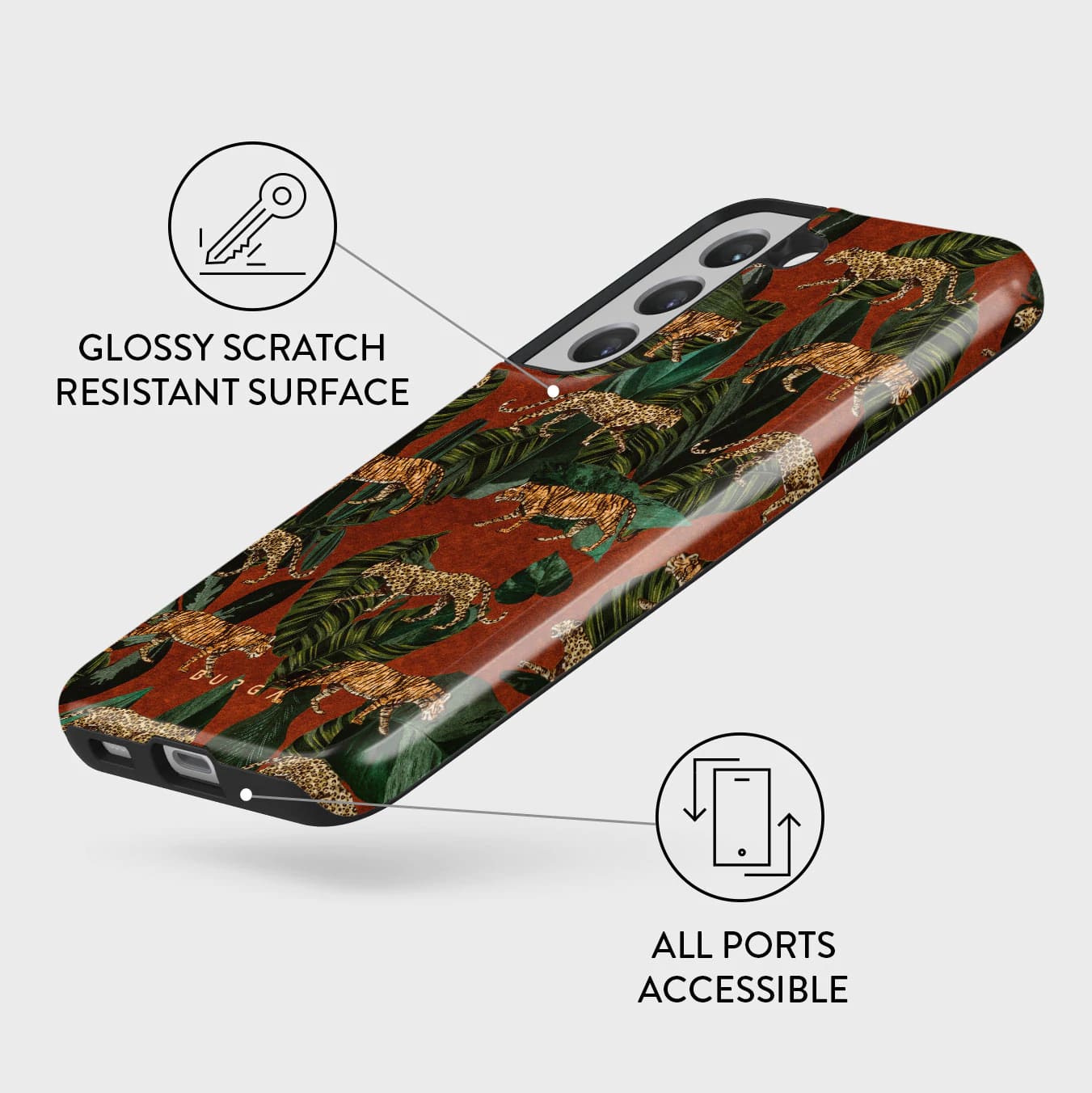 Burga Samsung Galaxy S22 Plus Fashion Tough Σκληρή Θήκη - Morning Commute