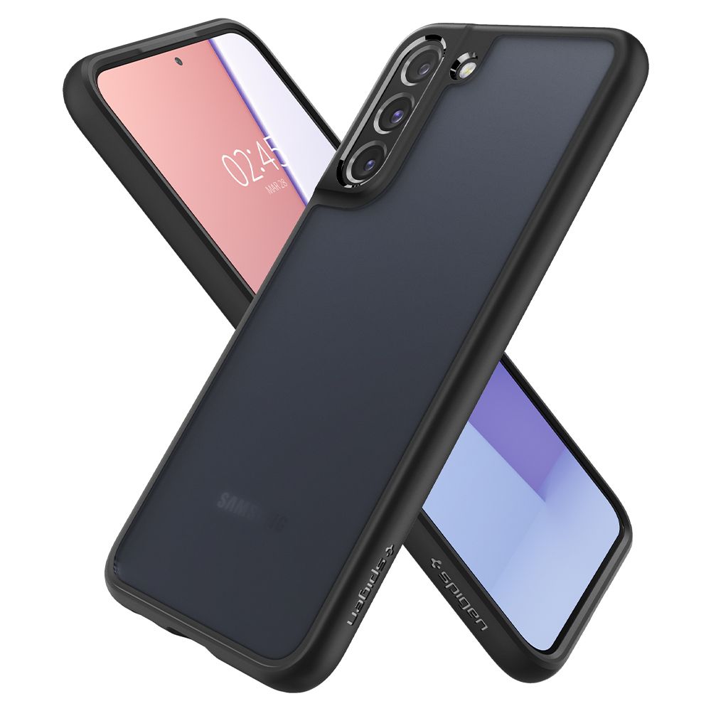 Spigen Samsung Galaxy S22 - Ultra Hybrid Σκληρή Θήκη με Πλαίσιο Σιλικόνης - Frost Black