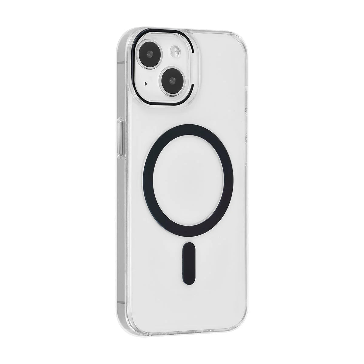 Tuniq iPhone 15 - MagSafe Σκληρή Θήκη με Πλαίσιο Σιλικόνης - Διάφανη / Μαύρη