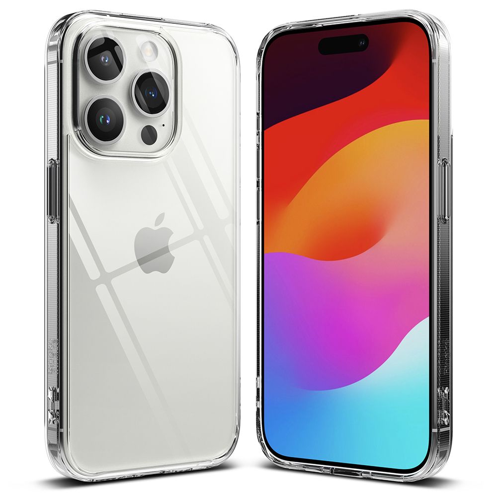 Ringke iPhone 15 Pro Max Fusion Σκληρή Θήκη με Πλαίσιο Σιλικόνης - Διάφανη