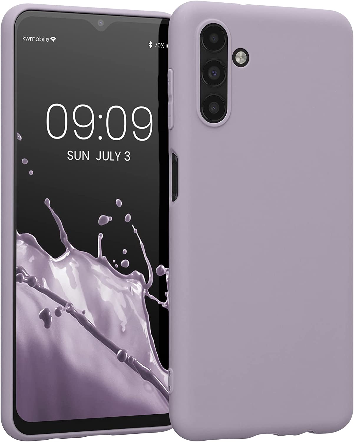 KW Samsung Galaxy A13 5G Θήκη Σιλικόνης TPU - Lavender - 58919.108