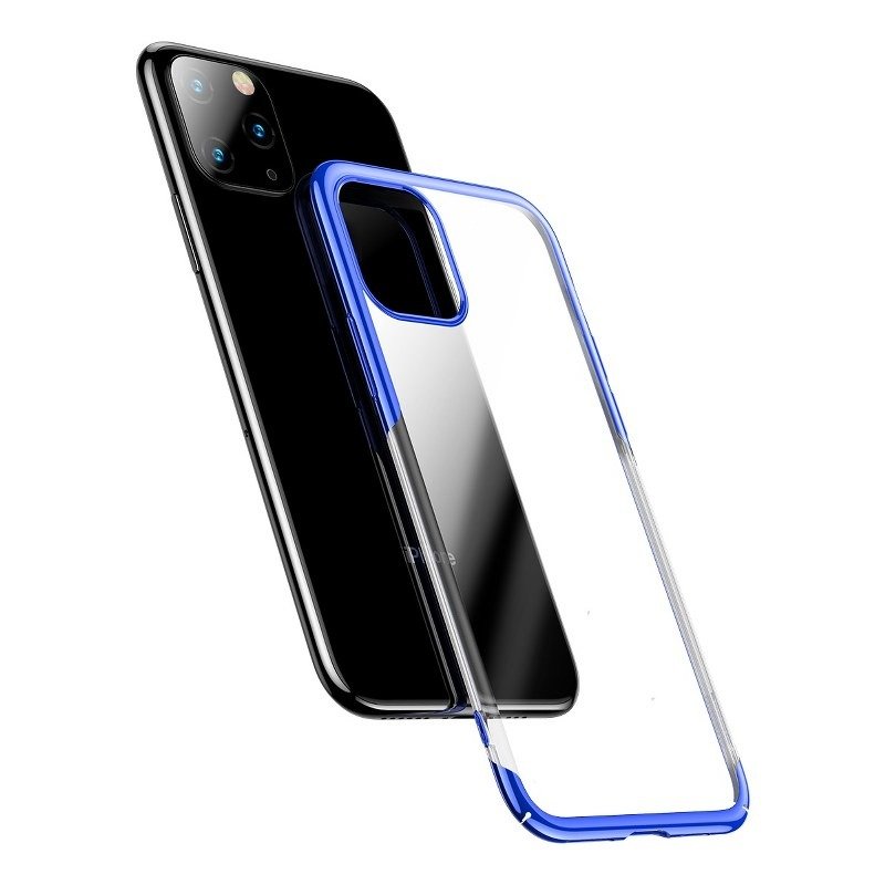 Baseus Glitter Electroplating Σκληρή Θήκη για iPhone 11 Pro - Blue - WIAPIPH58S-DW03