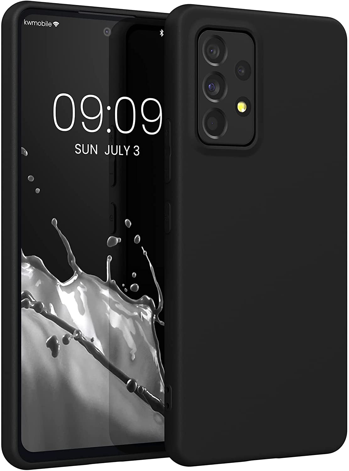 KW Samsung Galaxy A53 5G Θήκη Σιλικόνης TPU - Black - 57808.01