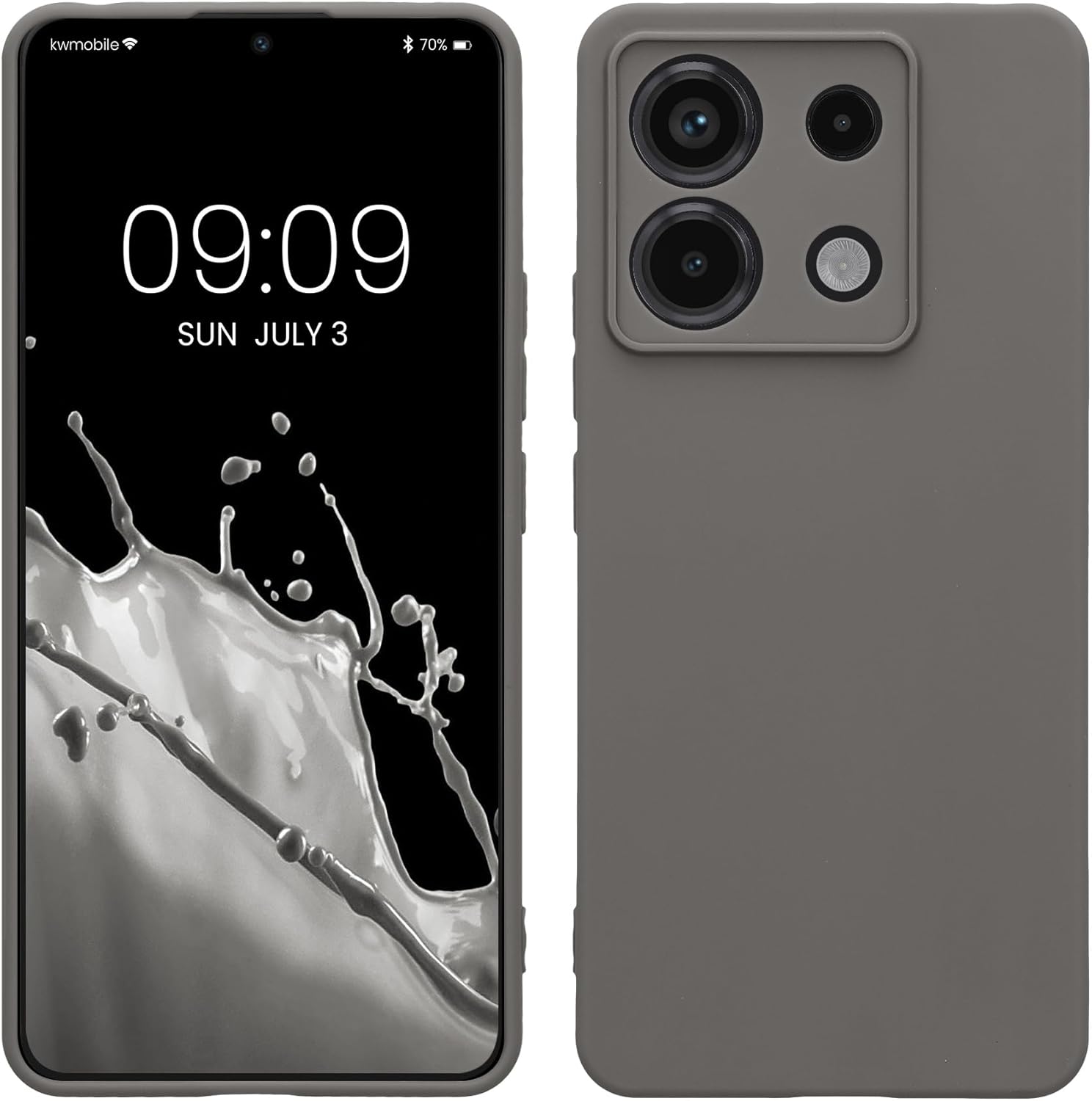 KW Xiaomi Redmi Note 13 Pro 5G / Poco X6 5G Θήκη Σιλικόνης TPU - Stone Dust