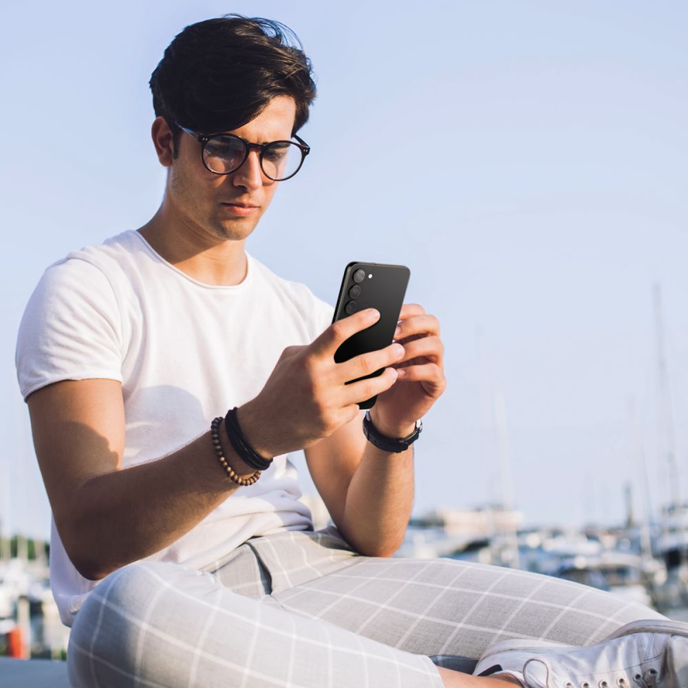 Spigen Samsung Galaxy S23 / Samsung Galaxy S23+ Optik.TR EZ Fit Αντιχαρακτικό Γυαλί για την Κάμερα - 2 Τεμάχια - Black