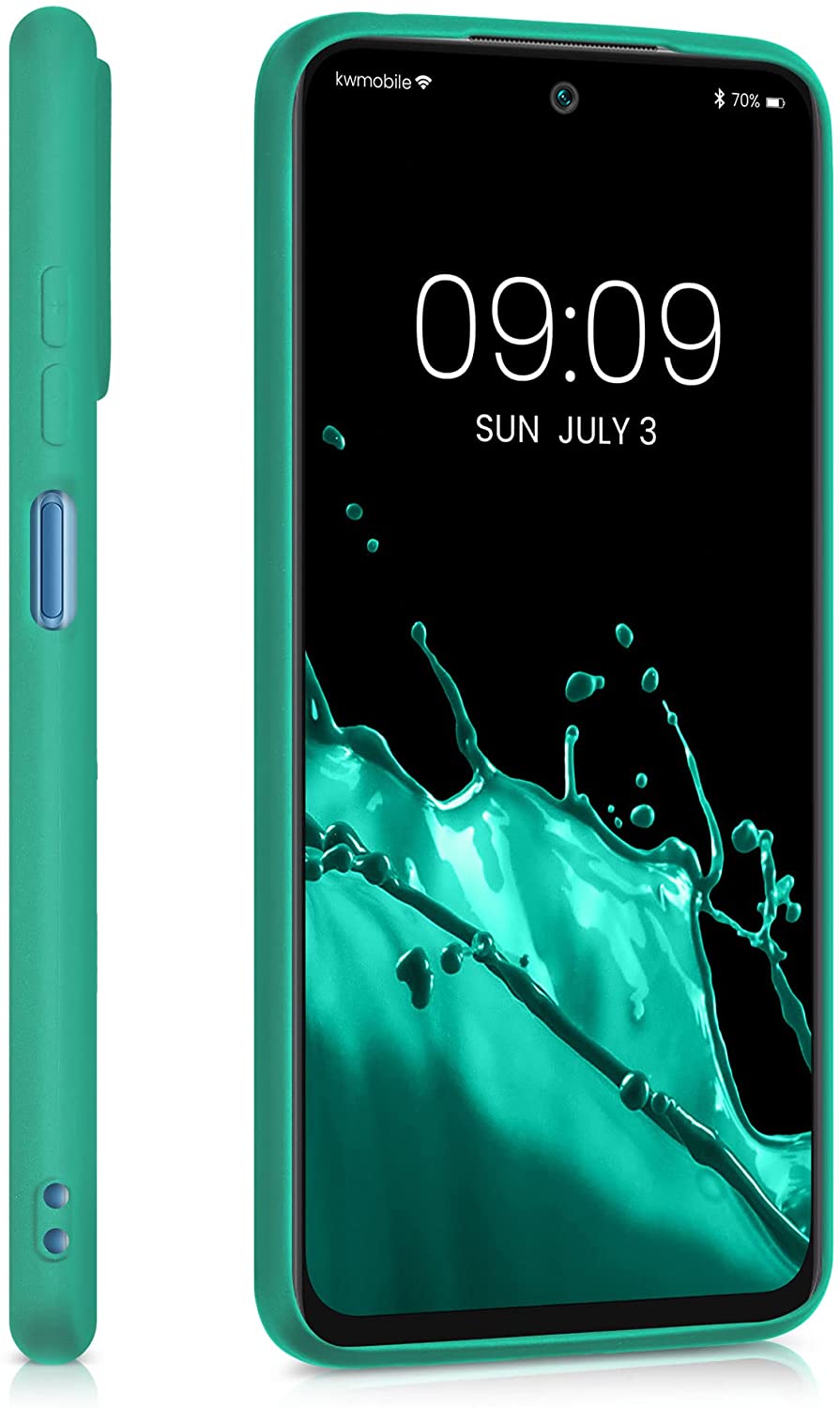 KW Xiaomi Redmi 10 Θήκη Σιλικόνης TPU - Metallic Turquoise - 56149.128