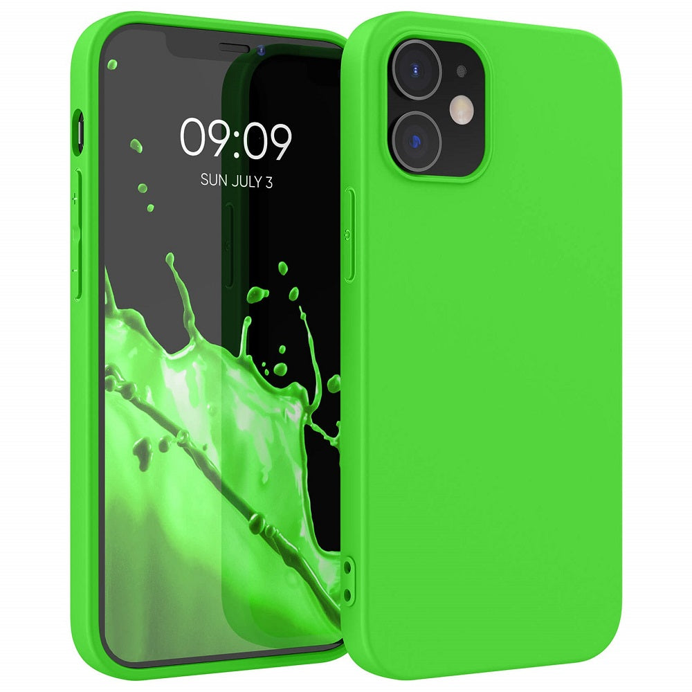 KW iPhone 12 / iPhone 12 Pro Θήκη Σιλικόνης TPU - Lime Green - 53938.159