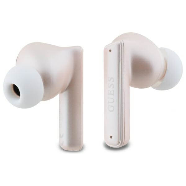 Guess TWS Capsule Printed Logo - Bluetooth 5.3 - Ασύρματα ακουστικά για Κλήσεις / Μουσική - Pink