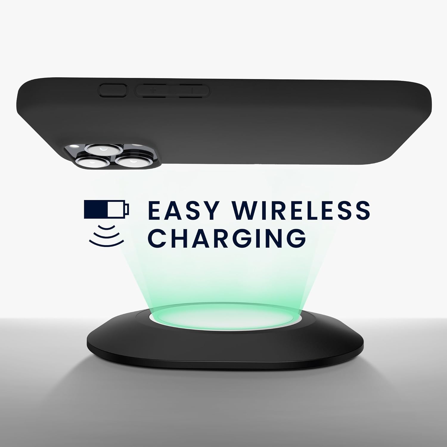 KW iPhone 16 Pro Max Λεπτή Θήκη Σιλικόνης TPU - Matte Black