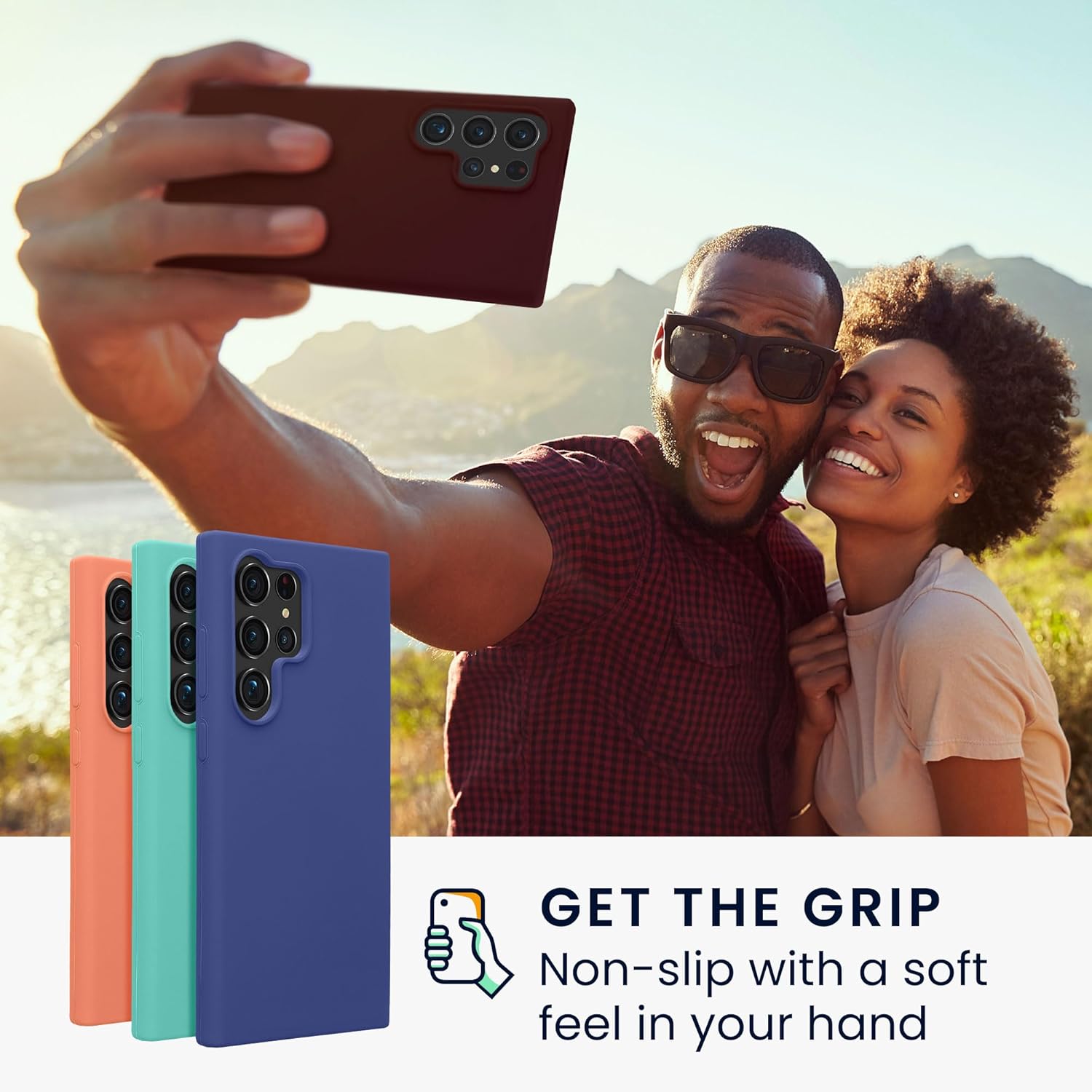 KW Samsung Galaxy S24 Ultra Θήκη Σιλικόνης Rubberized TPU - Bordeaux