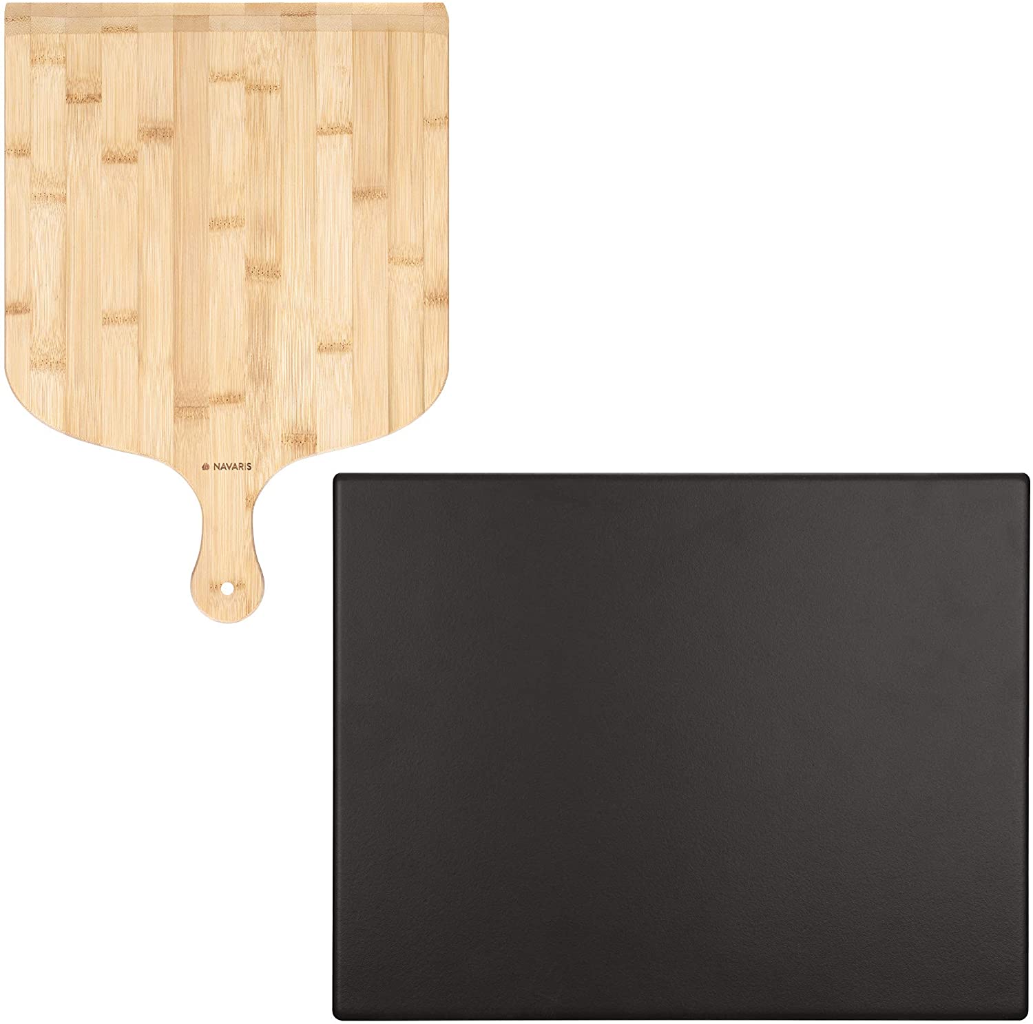 Navaris Πέτρα Ψησίματος Πίτσας με Φτυάρι - Black - 51246.01.02