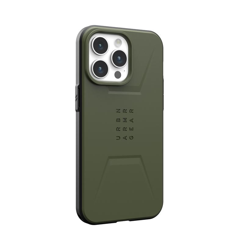 UAG iPhone 15 Pro Max Civilian MagSafe Σκληρή Θήκη με MagSafe - Olive Drab