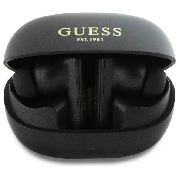 Guess TWS Capsule Printed Logo - Bluetooth 5.3 - Ασύρματα ακουστικά για Κλήσεις / Μουσική - Black