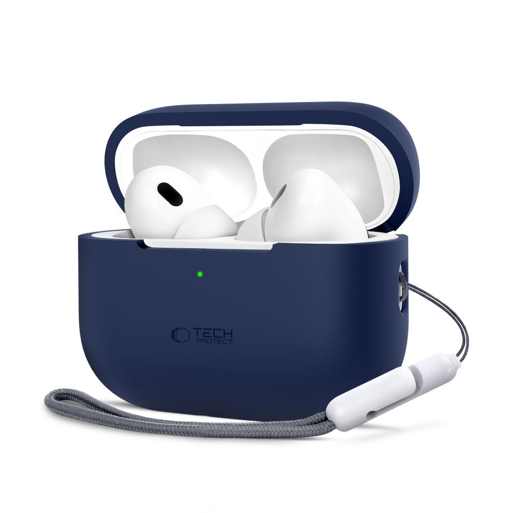 Tech-Protect AirPods Pro 1 / 2 Θήκη Σιλικόνης - Silicone - Navy Blue