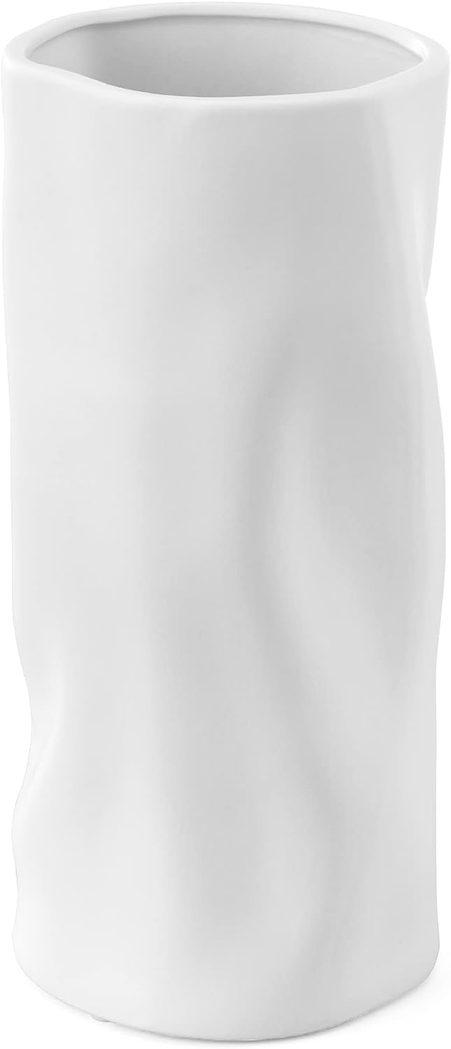 Navaris Διακοσμητικό Βάζο - 25 x 11 cm - ‎Beige - 60682.01