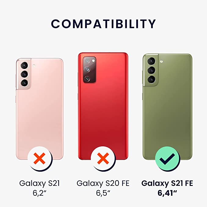 KW Samsung Galaxy S21 FE Θήκη Σιλικόνης - Metallic Blue - 55485.64