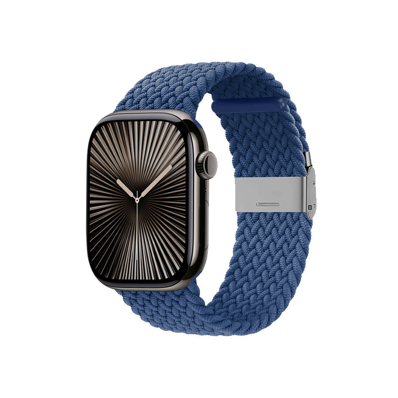 Crong Λουράκι Apple Watch 4/5/6/7/8/9/10/11 - SE (1/2/3) - Ultra (1/2/3) - 42/44/45/49mm Wave Band - Blue