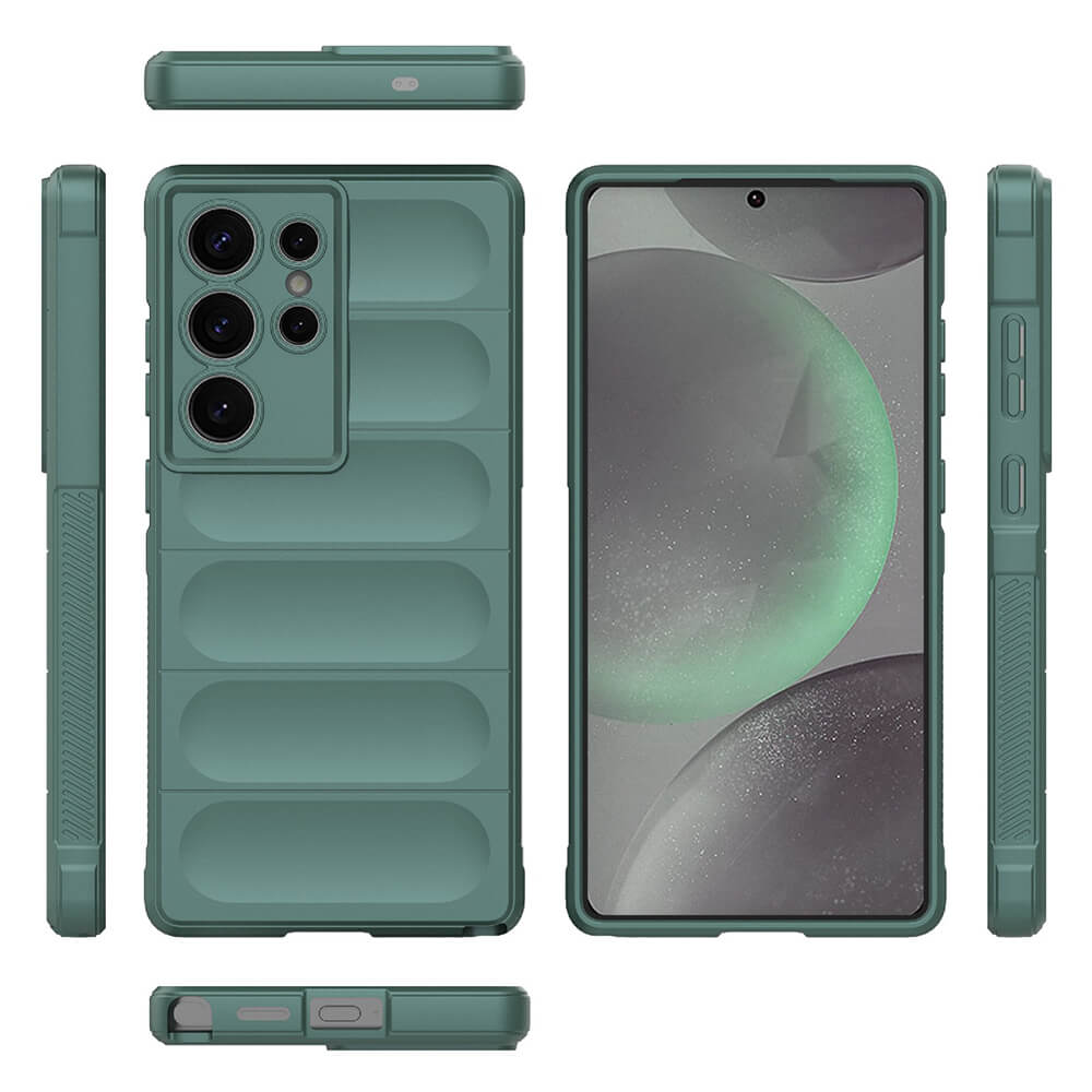 Techsuit Samsung Galaxy S25 Ultra Magic Shield Θήκη Σιλικόνης TPU - Green