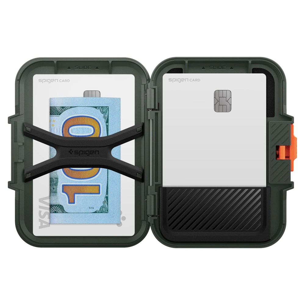 Spigen Lock Fit MagSafe Universal Magnetic Card Holder - Θήκη για Κάρτες - Military Green