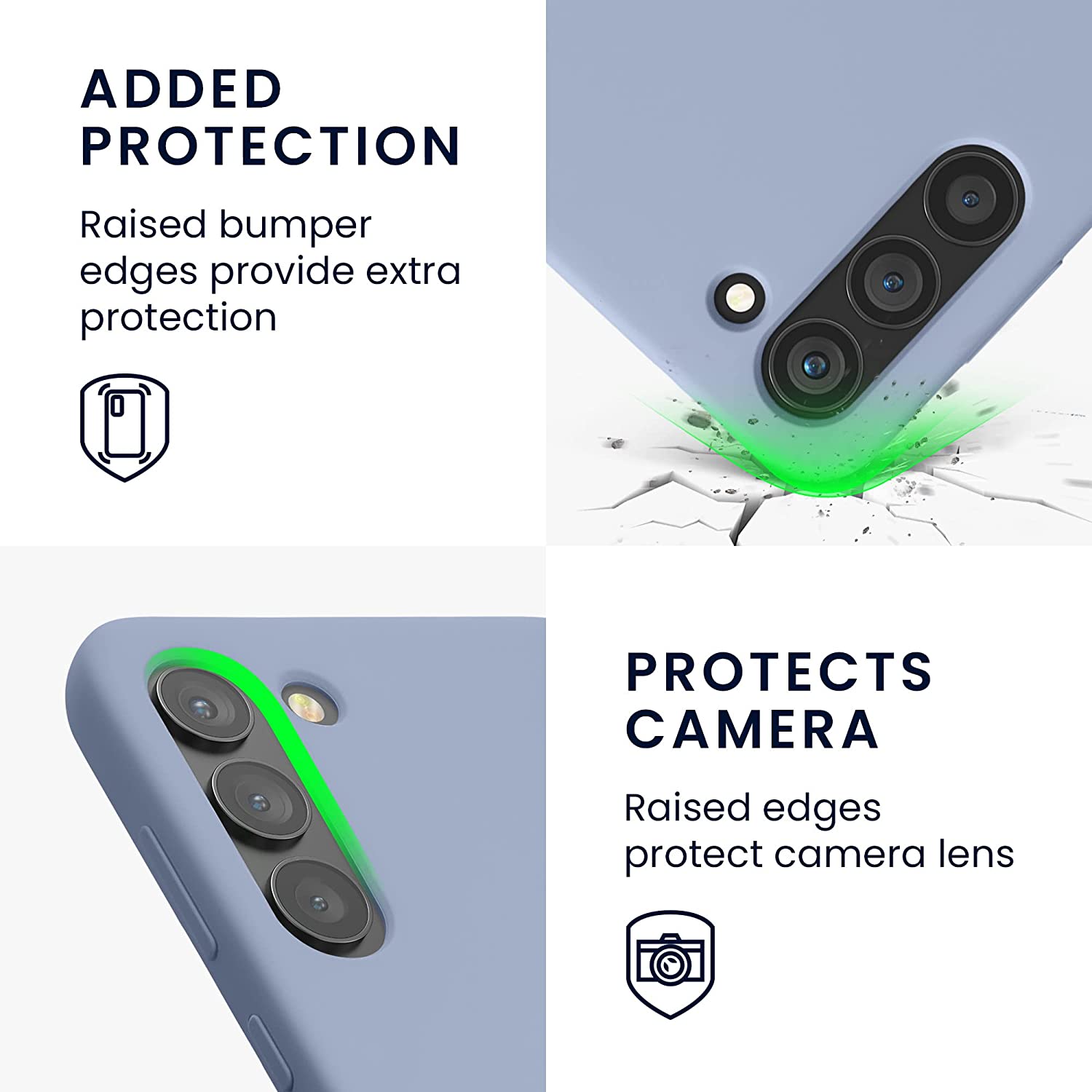 KW Samsung Galaxy S23 Plus Θήκη Σιλικόνης Rubberized TPU - Light Blue - 60274.58