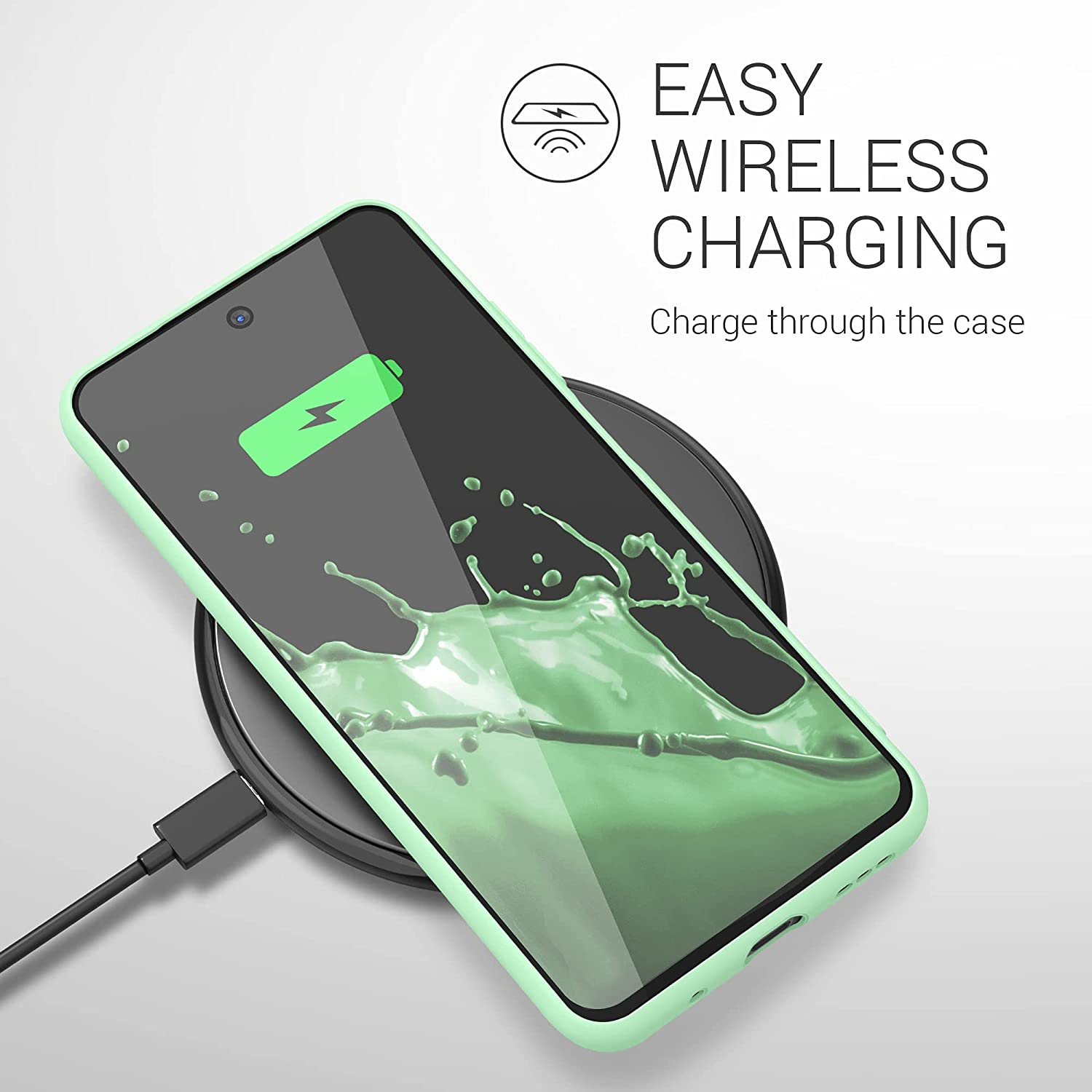 KW Xiaomi Poco M3 Pro 5G Θήκη Σιλικόνης TPU - Mint Green Matte - 55363.50