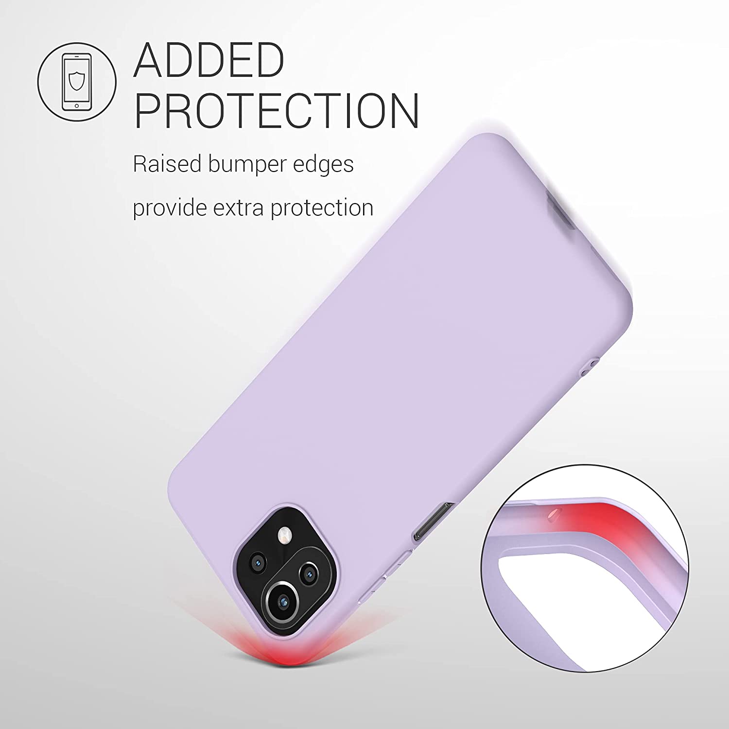 KW Xiaomi Mi 11 Lite / Mi 11 Lite 5G Θήκη Σιλικόνης TPU - Lavender - 54726.108