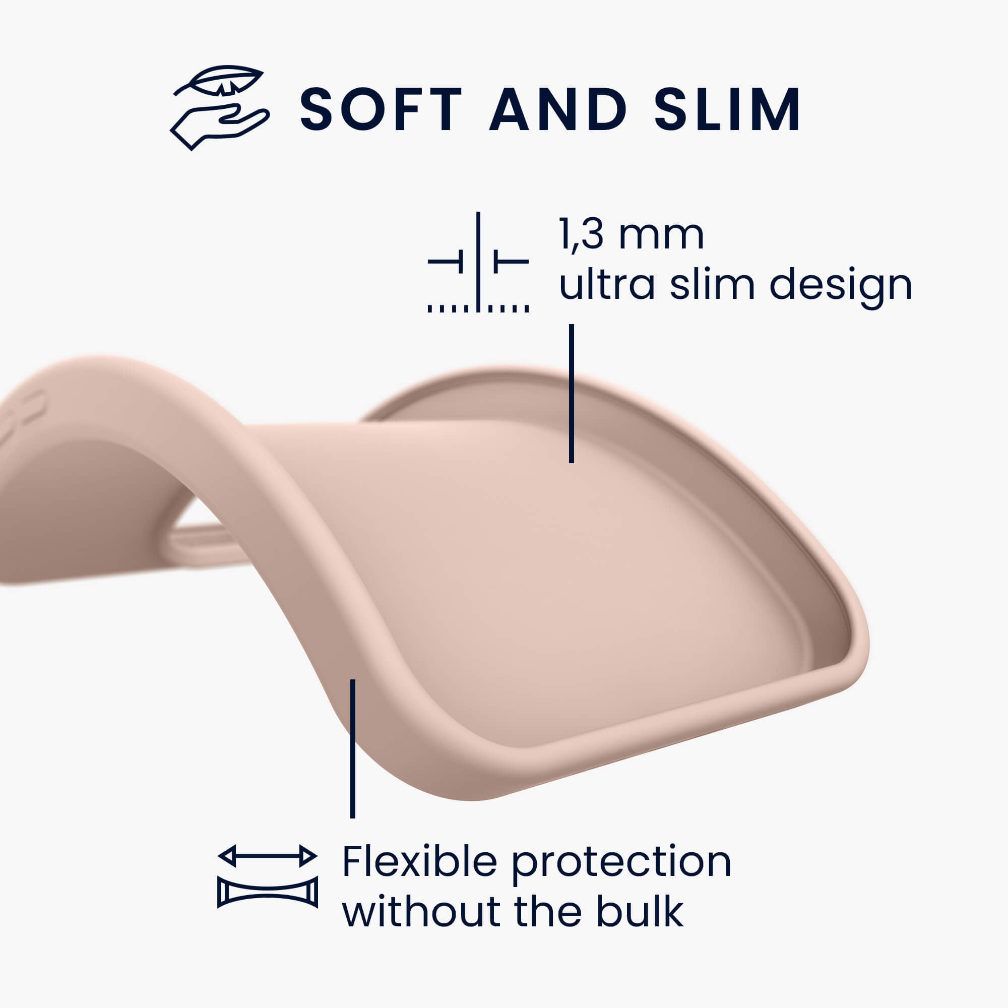 KW Samsung Galaxy A54 5G Θήκη Σιλικόνης TPU - Coconut Swirl - 60796.225