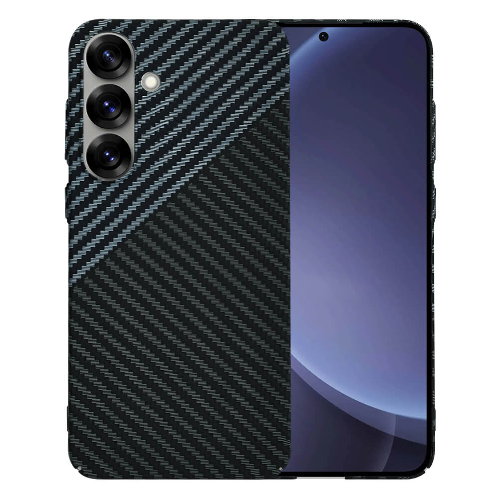 Techsuit Samsung Galaxy S25 Plus Σκληρή Θήκη Carbonite FiberShell - Stealth Gray