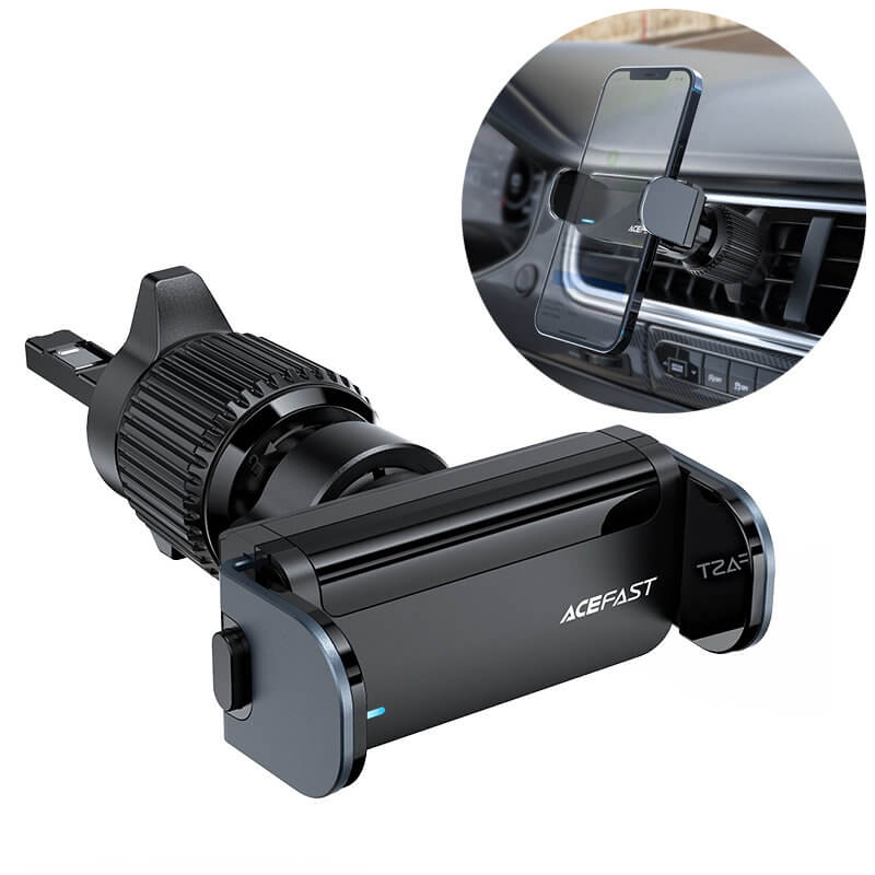 Acefast D9 Automatic Air Vent Mobile Holder - Universal Βάση Αυτοκινήτου Αεραγωγού με Αυτόματα Άγκιστρα - Black