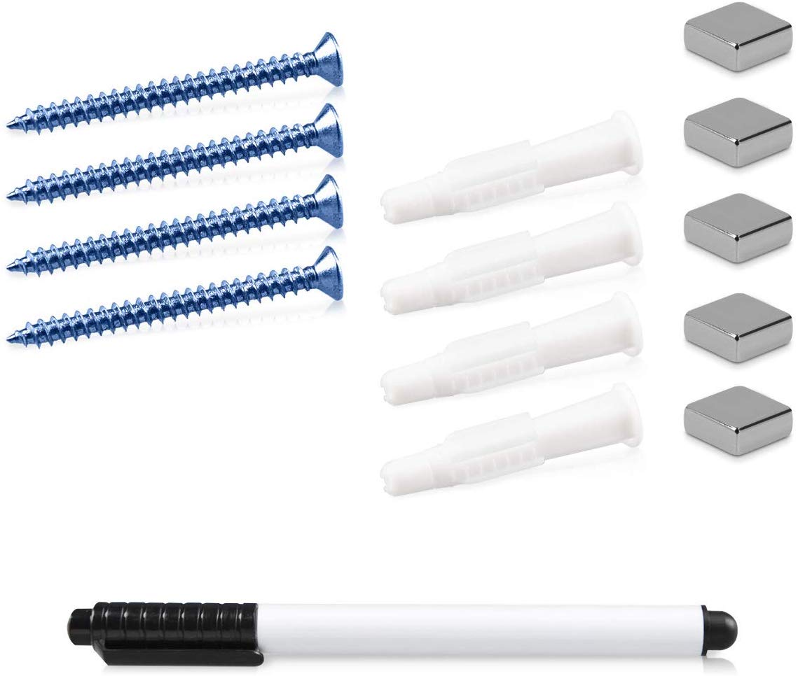 Navaris Μαγνητικός Γυάλινος Πίνακας - 60 x 40cm - Design World Map - 45724.01