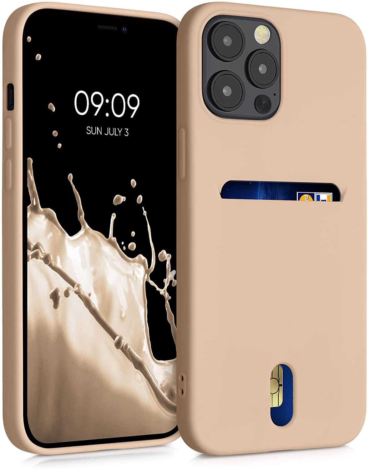 KW iPhone 12 Pro Max Θήκη Σιλικόνης TPU - Mother Of Pearl - 54514.154